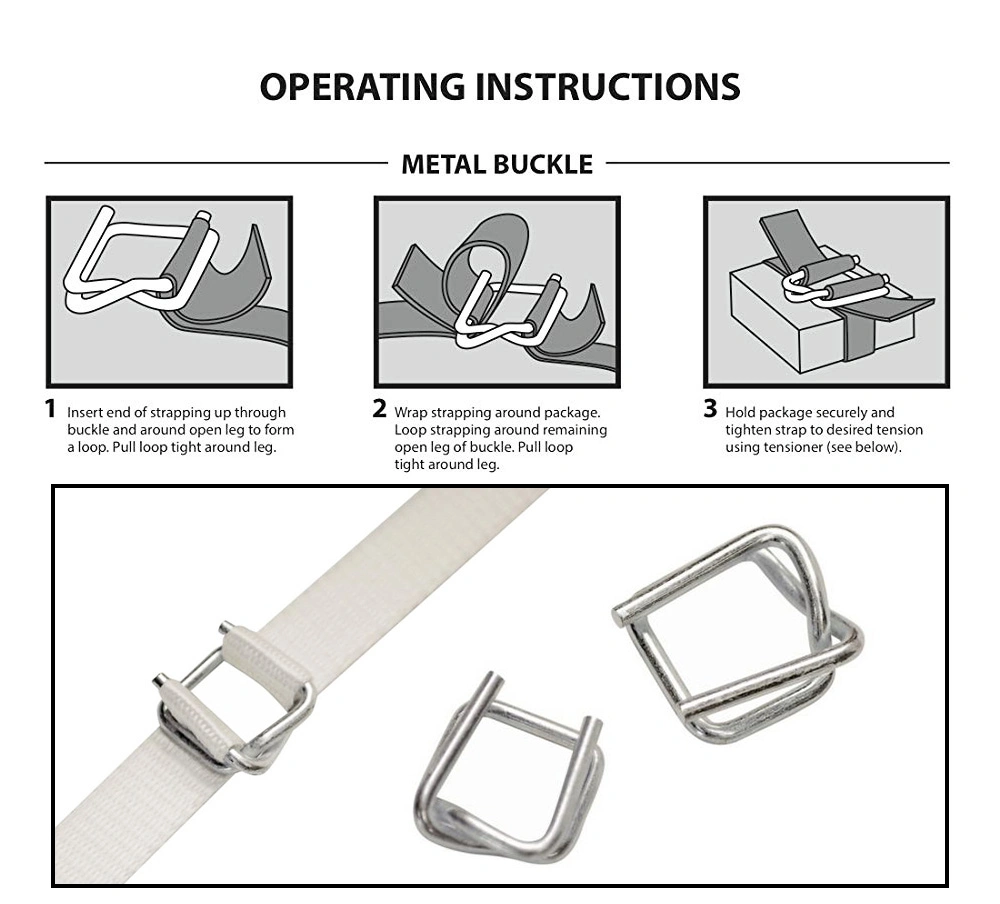 38mm Buckles for Strapping Wire Buckles Galvanized Steel Wire Buckle 16mmgalvanized Steel Wire Buckles