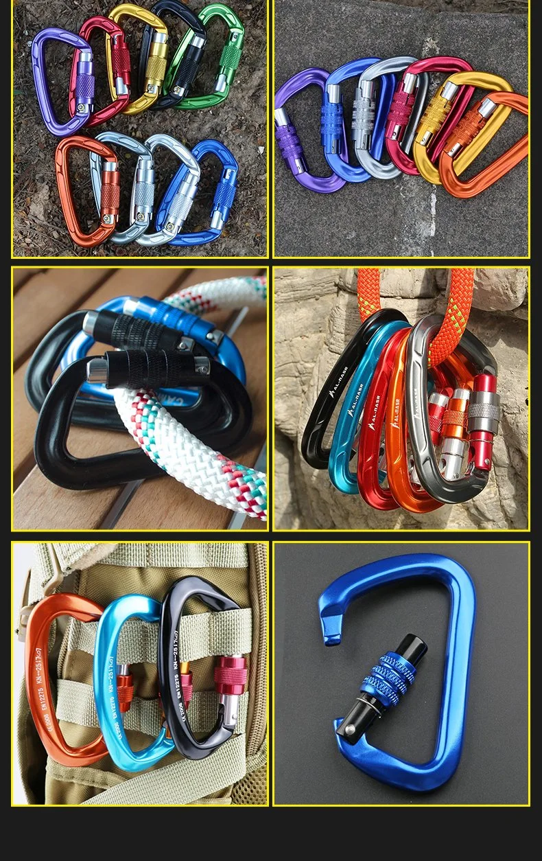 New Style Outdoor Hammock Spring Hook Safety Climbing Buckle